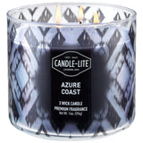 Candle Lite Scented Candle 14 Oz-White