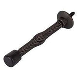 Prosource Spring Door Stop, Venetian Bronze Finish-Black
