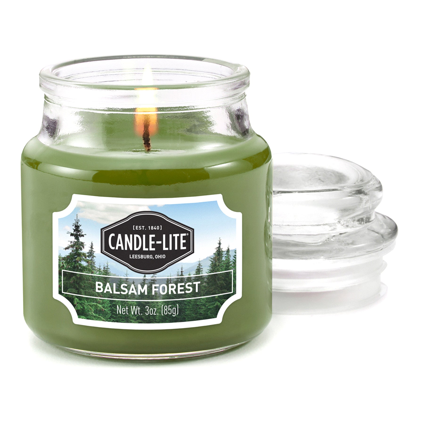 Candle with Fragrance - Balsam Forest