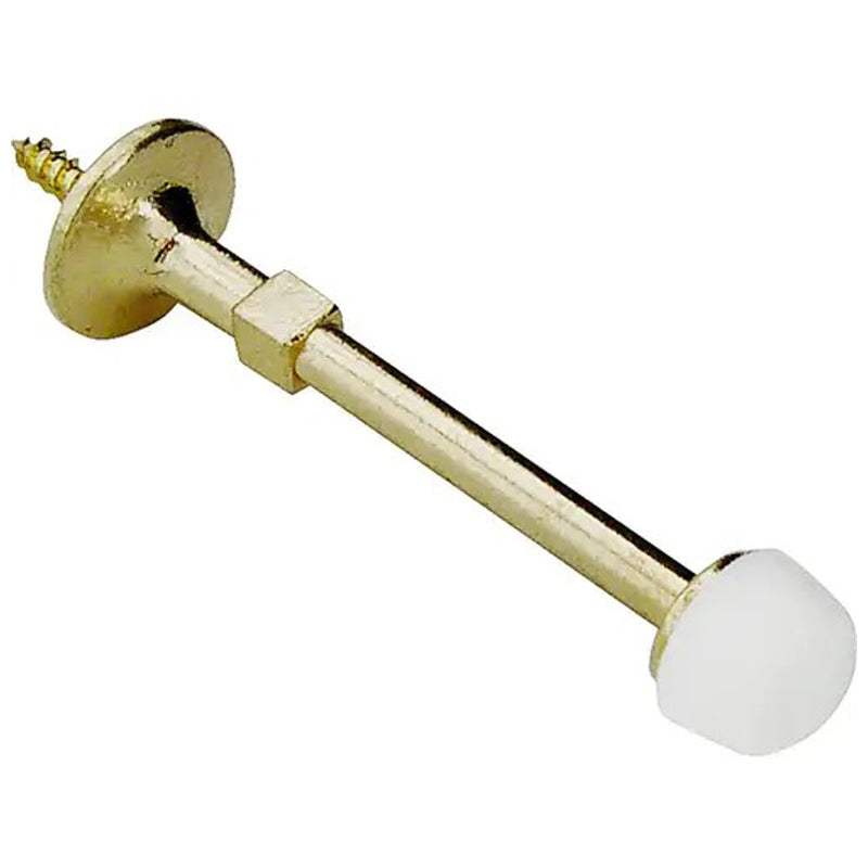 Prosource Rigid Door Stop 3-1/8" Pol Brs-Gold