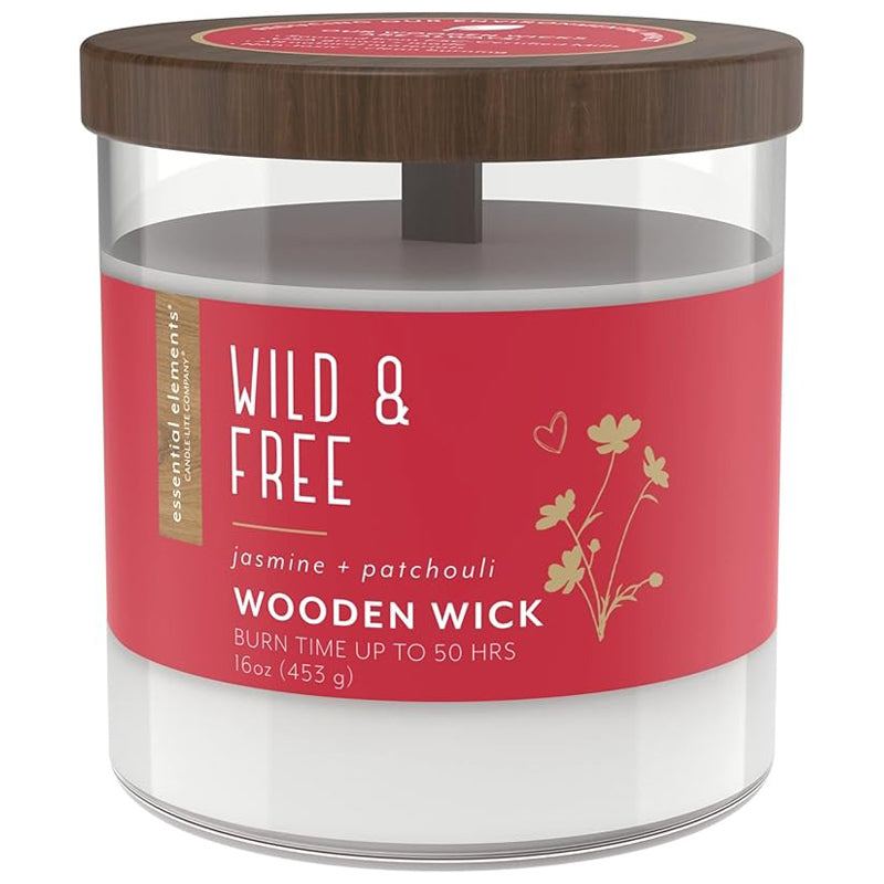 Candle-Lite Candle Esel 16Oz Ww Wild & Free-White