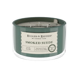 Candle-Lite Candle Rugr 16.25Oz Smoked Suede-White