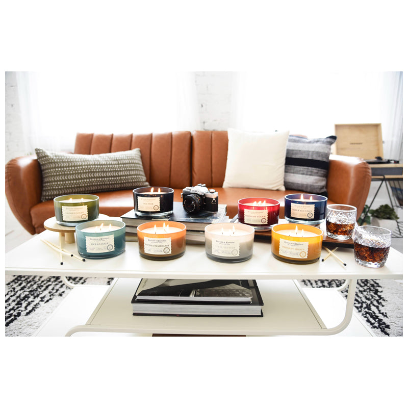 Candle-Lite Candle Rugr 16.25Oz Smoked Suede-White