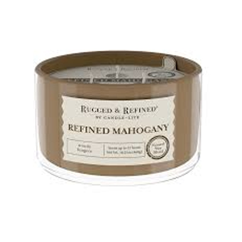 Candle Light Candle RUGR 16.25Oz Refined Mahogny-Brown