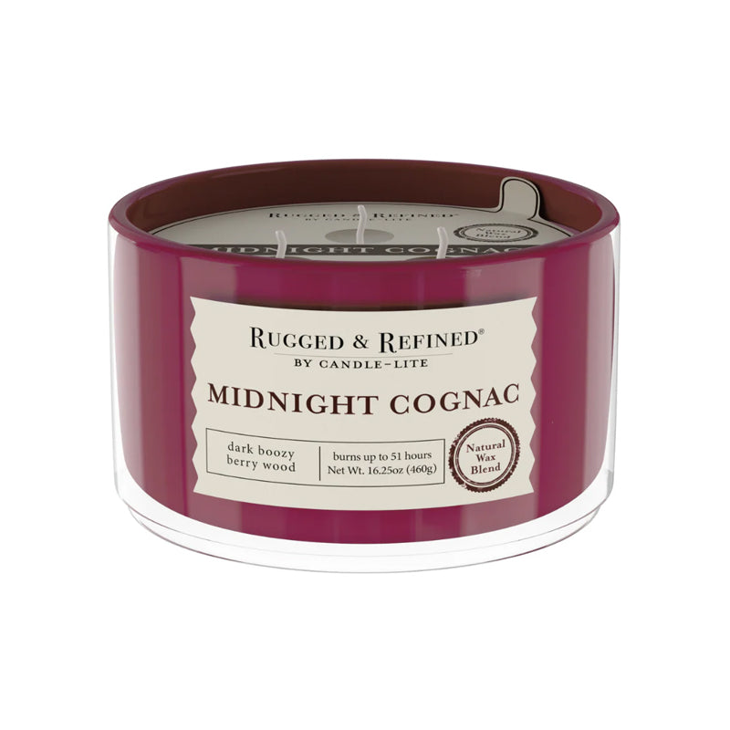 Candle Rugr 16.25Oz Midnight Cognac-Purple