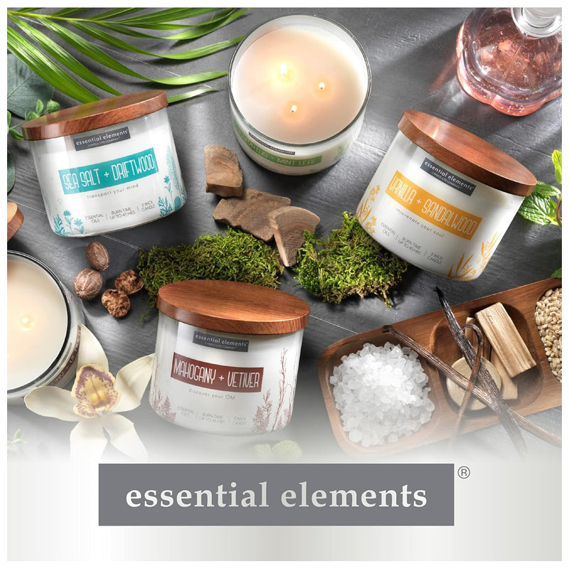 Candle Esel 14.75Oz Salt Grape Fruite & Pom - White