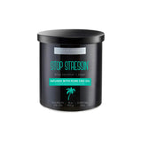 Candle Esel 16Oz Stop Stressin-Black