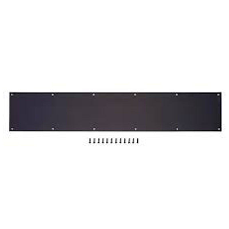 Prosource Kick Plate, 8 × 34 Inches, Oil-Rubbed Bronze Finish-Black
