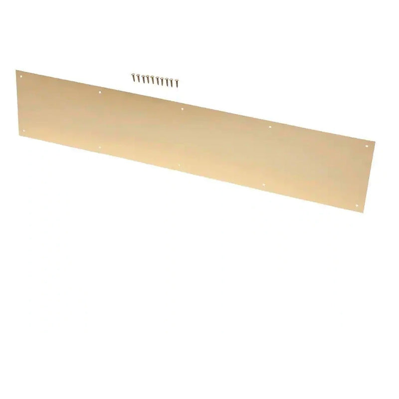 Everbilt Kick Plate 6X30" -Bright Brass