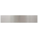 National Hardware Kick Plate 6X30"-Satin Nickel