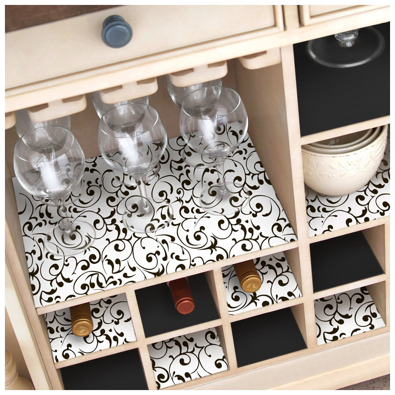 Con-Tact Shelf Liner 18"X9Ft-Virtu Black