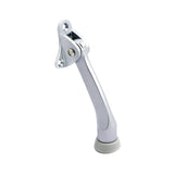 Prosource Kick Down Door Holder, 4 Inches, Chrome Finish-Silver