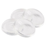 4 Pcs Caster Cups, Clear