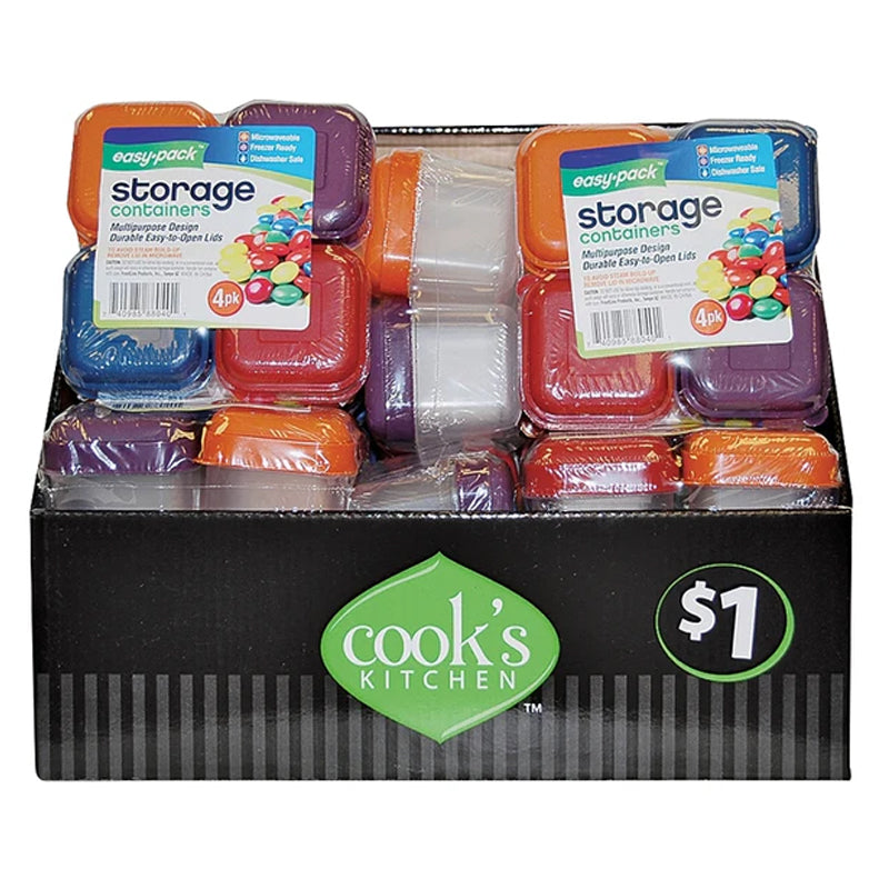 Ck Mini Container 4Pk-Multi-Color