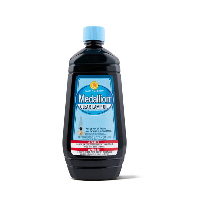 Lamplight Medallion Unscented Lamp Oil 32Oz-Clear