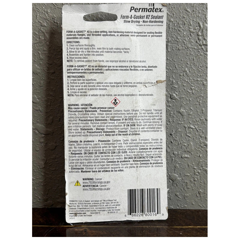 Permatex Gasket Sealant-Black