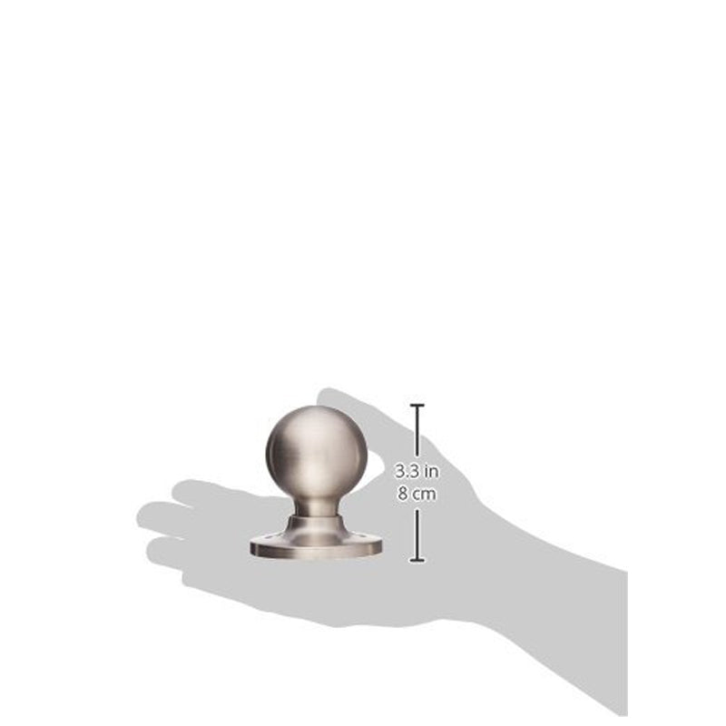 Ez-Flo S.Stl Dummy Knob Ball Visual Pak-Satin Nickel