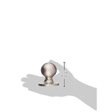 Ez-Flo S.Stl Dummy Knob Ball Visual Pak-Satin Nickel