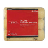 Synthetic lamb paint rollers