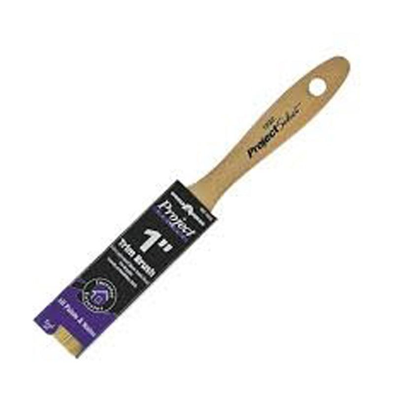 Linzer Varnish & Wall Paint Brush 1" -Project Sele - Brown