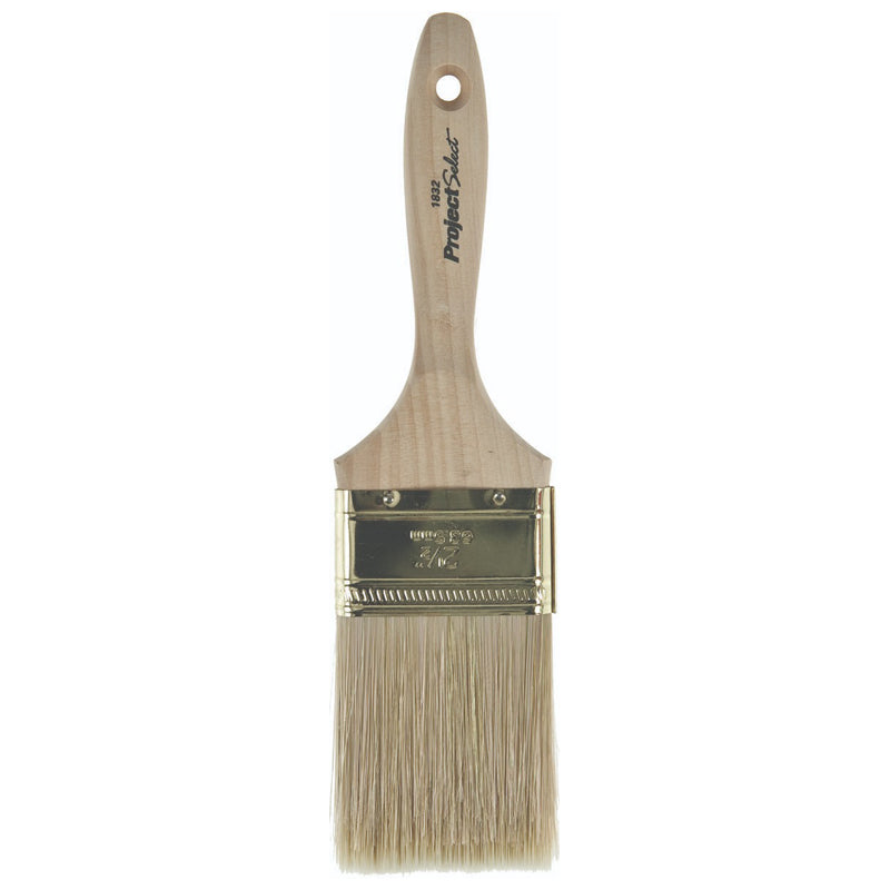 Linzer Varnish & Wall Paint Brush 2-1/2" -Project Select - Brown
