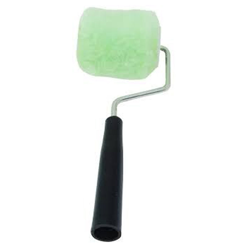 Linzer Economy Roller Frame & Cover 3" Plastic - Black&Green
