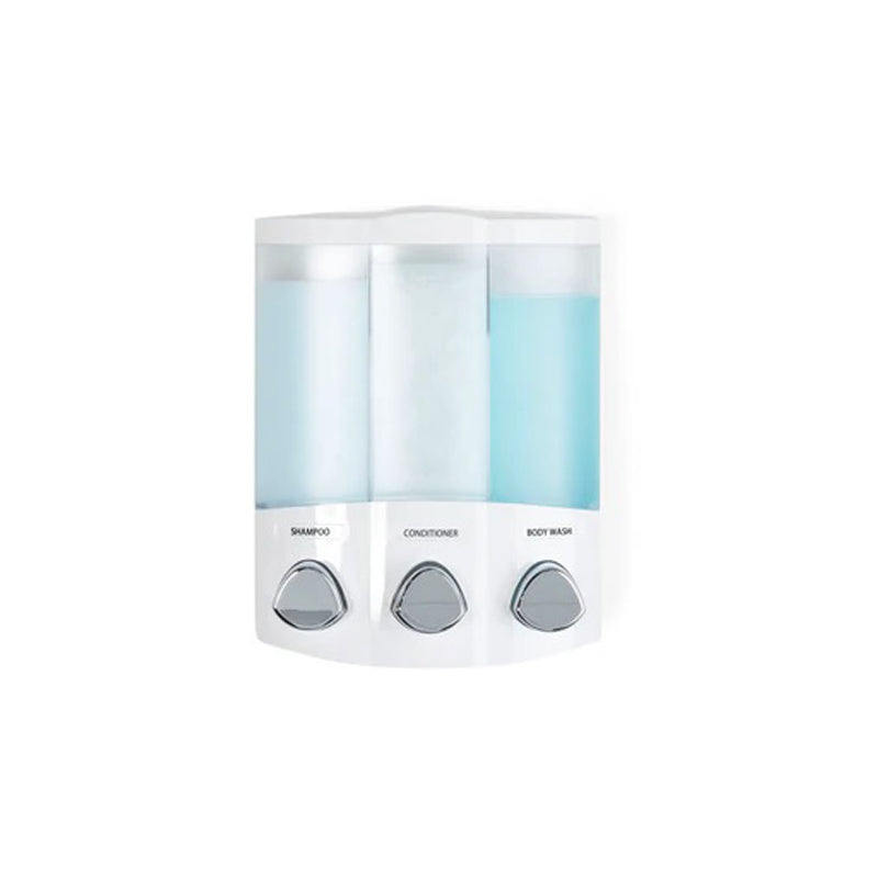 Better Living Euro Dispenser Trio White -Carded - White