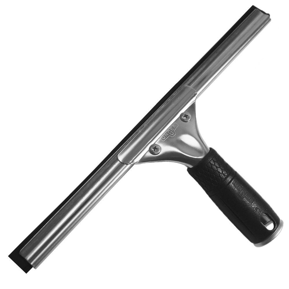 Window wiper with rubber grip