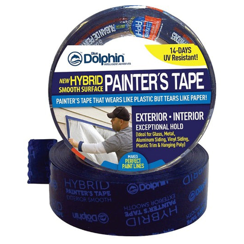 Blue Dolphin Hybrid Exterior Tape 1.41"X45Yad-Blue