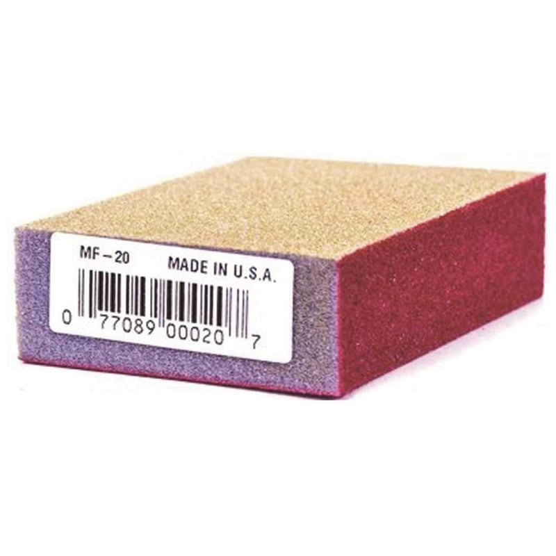 Linzer Sanding Straight Sponge Med/Fine-Multi-Color