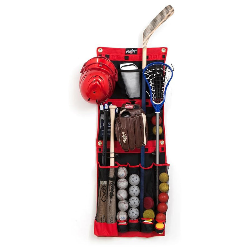 Vertical Sport Storage Bar -Black/Red