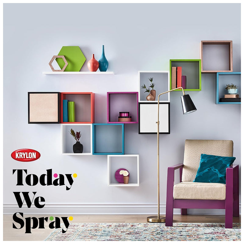 Krylon Short Cut Aero Spray Paint 3Oz-Yellow