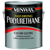 Minwax Fast Drying Int Poly Paint Gls 1Gal-Clear