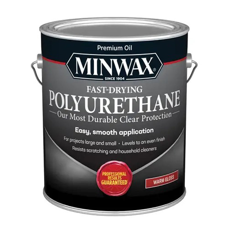 Minwax Fast Drying Int Poly Paint Gls 1Gal-Clear