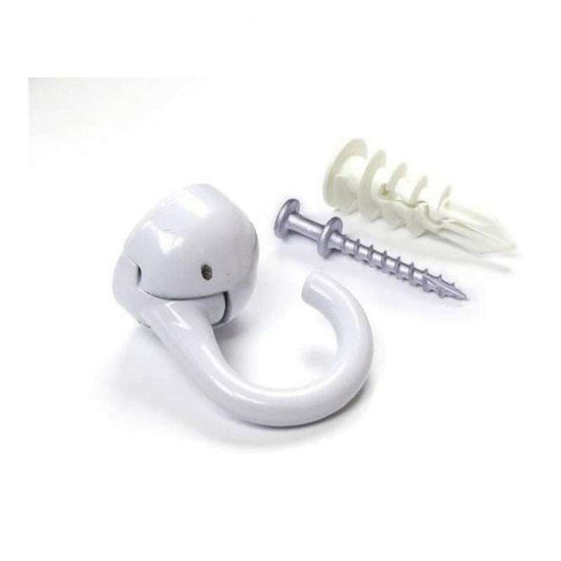 Hangman Indoor&Outdoor Elephant Hook -White