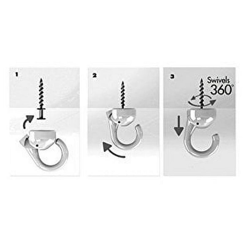 Hangman Indoor&Outdoor Elephant Hook -White