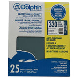 Blue Dolphin Anti Clogging 4-3/16X11 Sheets 25Pk-Dark Gray