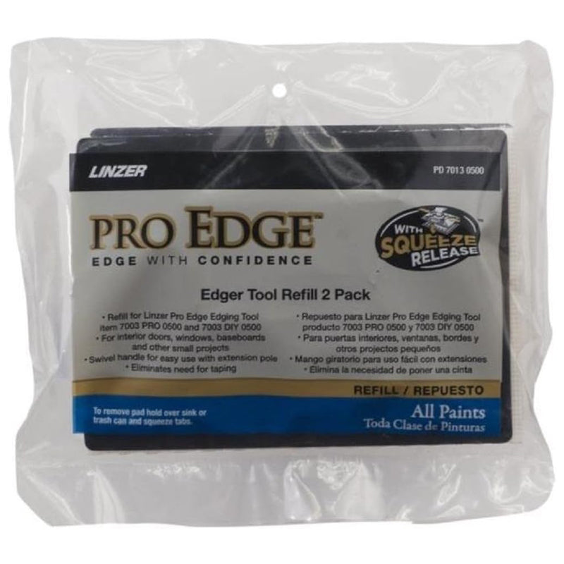 Linzer Pro Edge Paint Pad Refill- Black