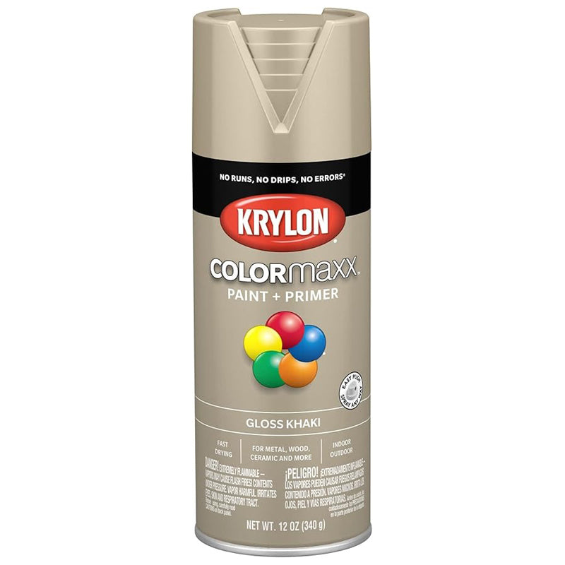 Krylon  Fusion 12 Oz Colormaxx Spray Paint+Primer  - Khaki