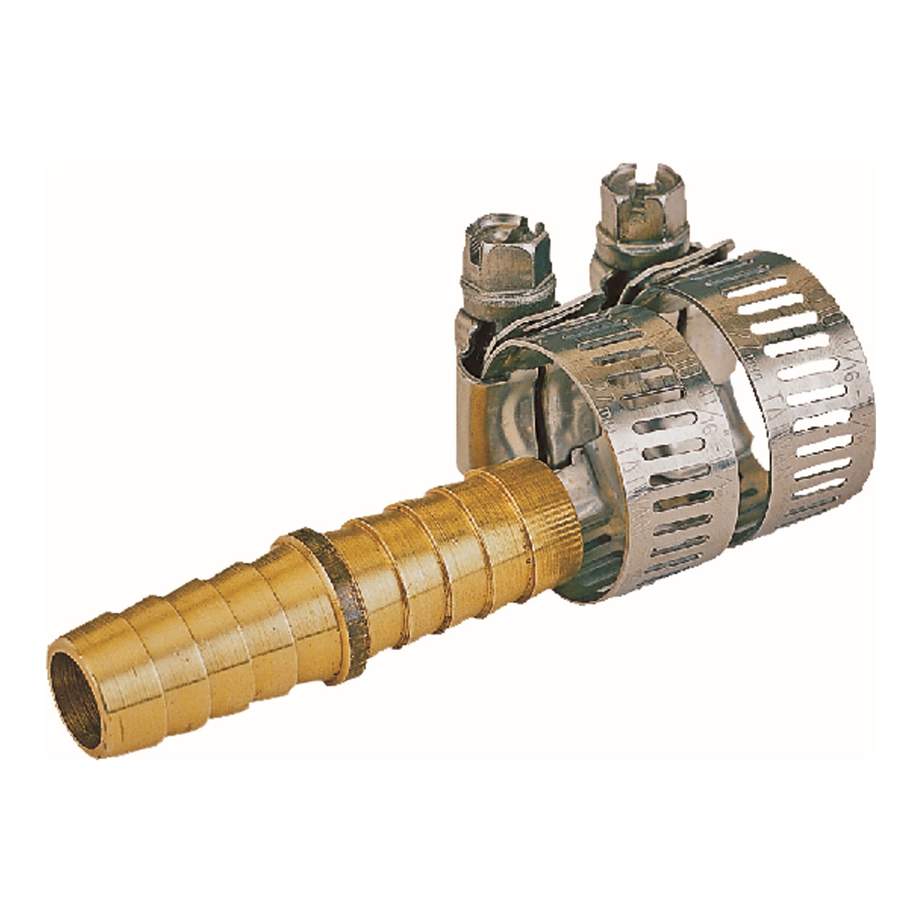 Mender Hose With Clamp Brass