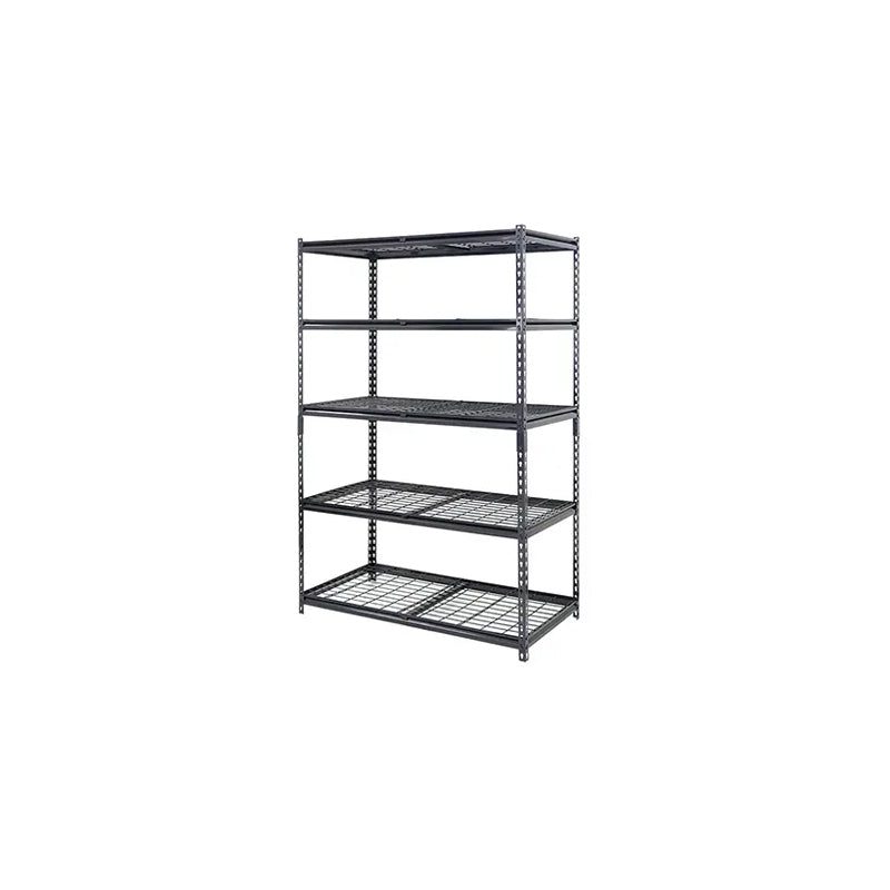 Metal Wire Shelf 5 Shelves- Black
