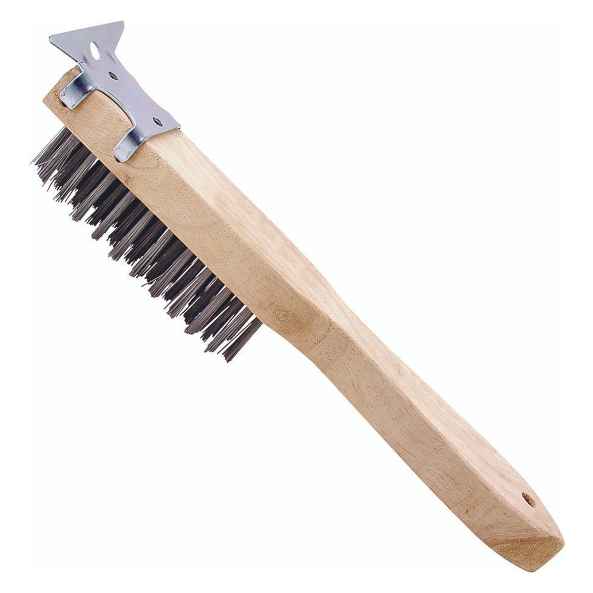 HD WIRE BRUSH W/SCRAPPER