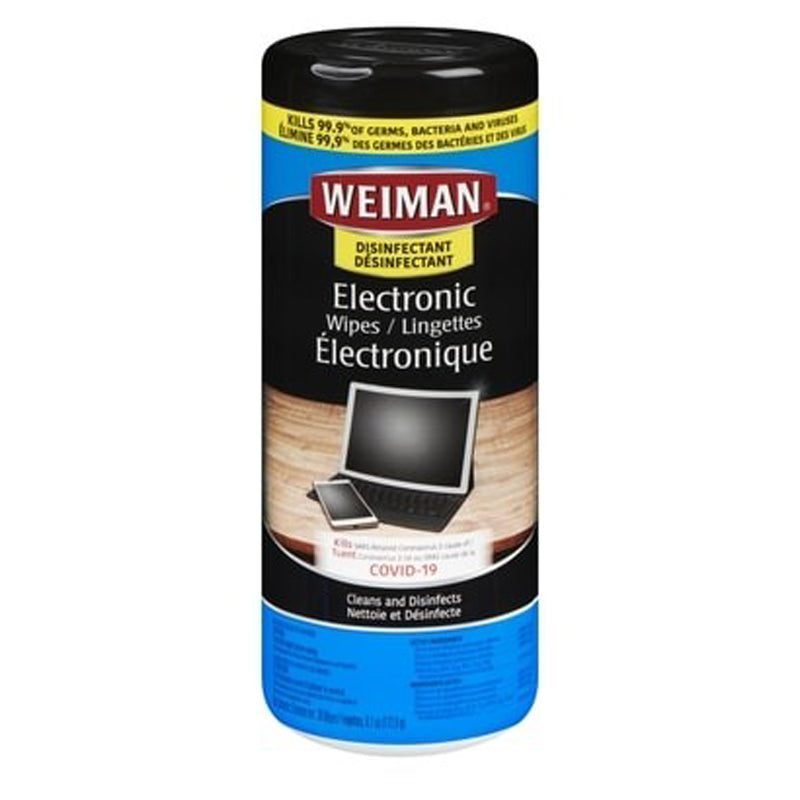 Weiman Electronic Wipes 30Ct - White