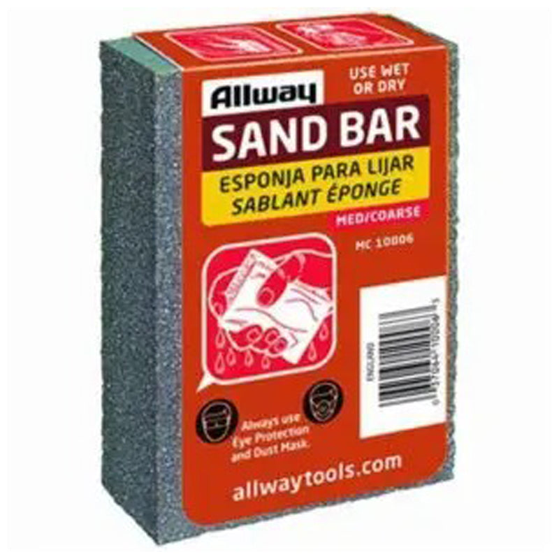 Allway Medium Fine Sandbar 4"X2-1/2"X1"  - Gray