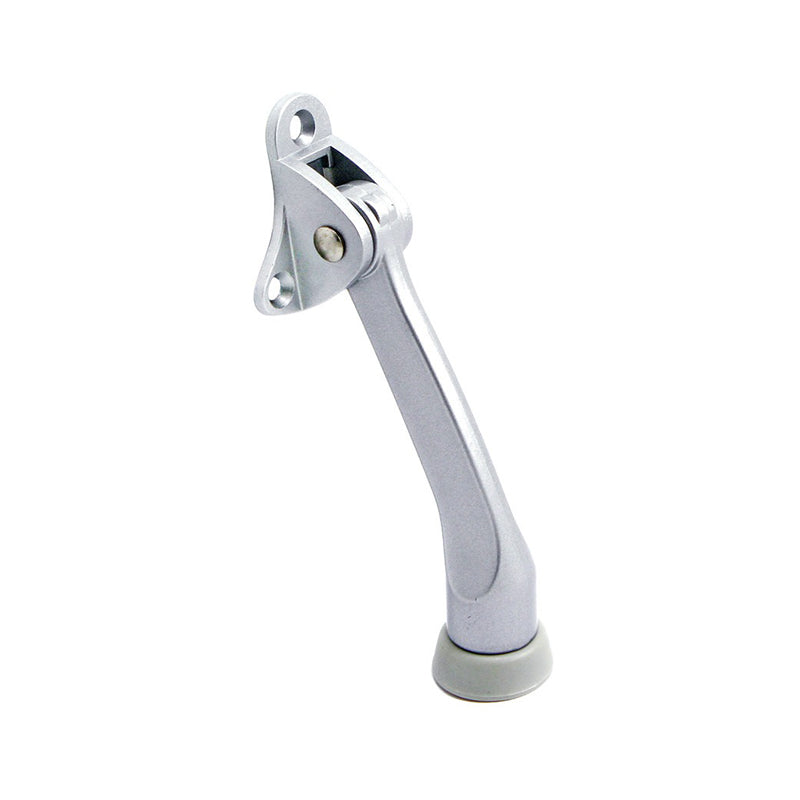 Kick Down Door Holder 4" Satin Nickel-Silver