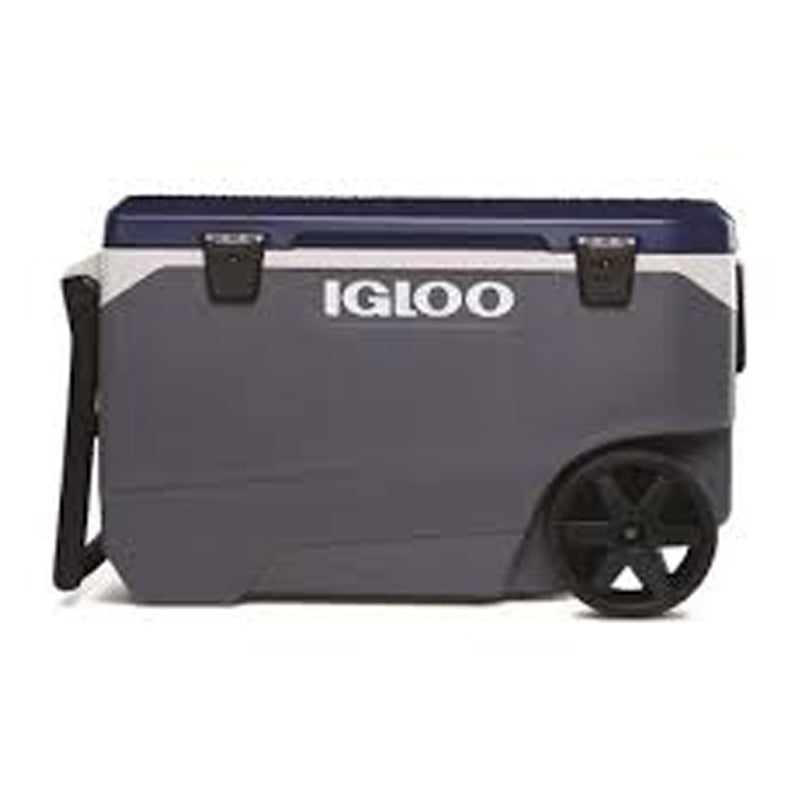 Igloo Cooler With Handle& Wheels 90Qt-Maxcold - Agean 