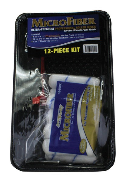 12Pc Professional Mini Roller Painting Kit