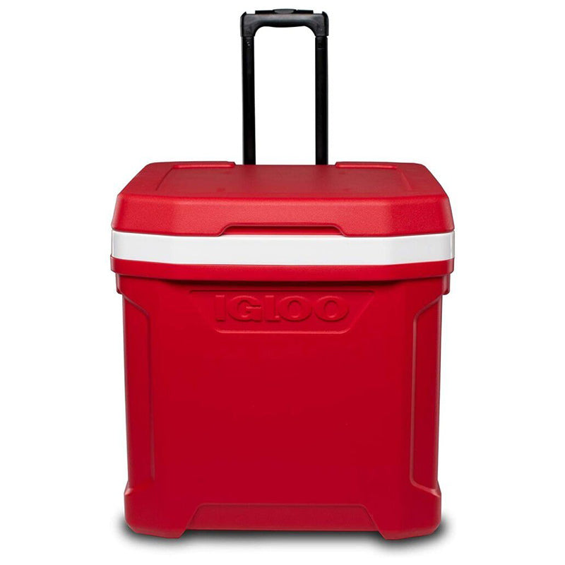 Igloo Roller Cooler Box With Wheels&Handle 16Qt- Red