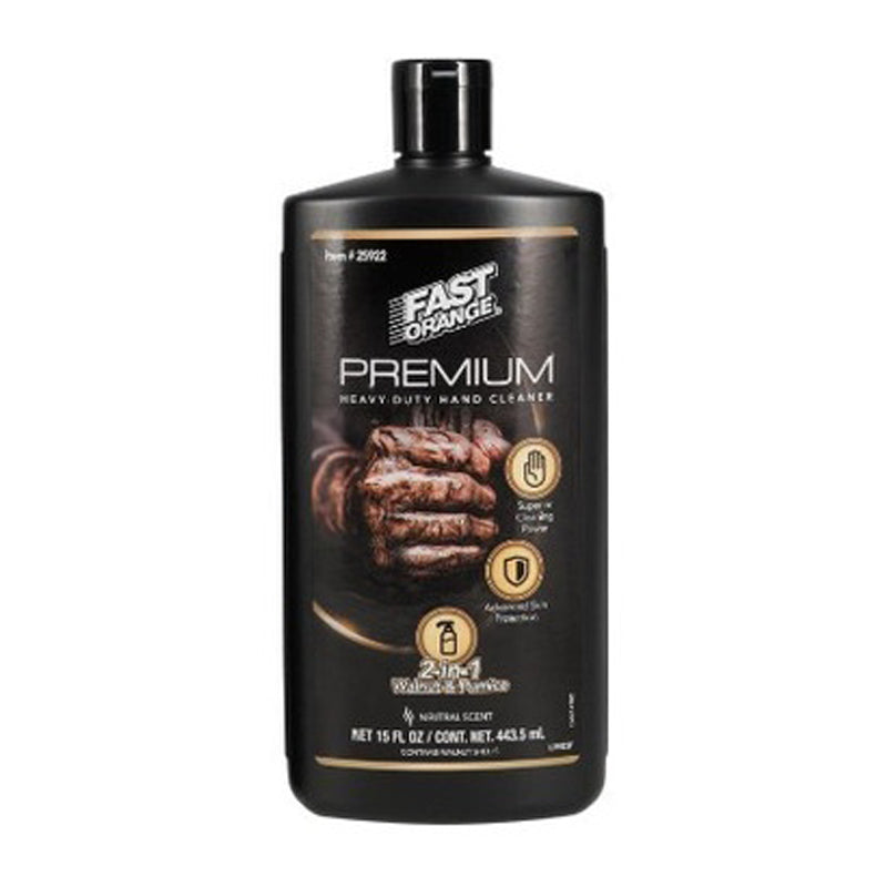Fast Orange Premium Heavy-Duty Hand Cleaner Neutral Scent 15Oz-Black