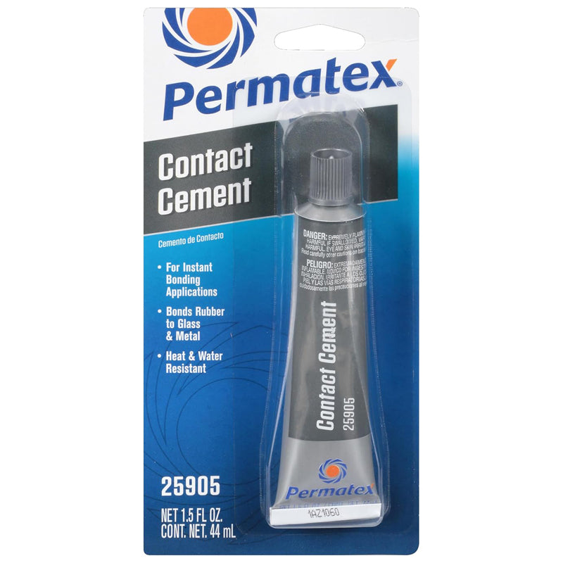 Permatex Contact Cement Adhesive 1.5Oz-Grey